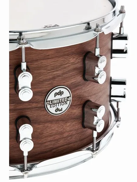 DW PDP 14"x08" Walnut Snare detail 5
