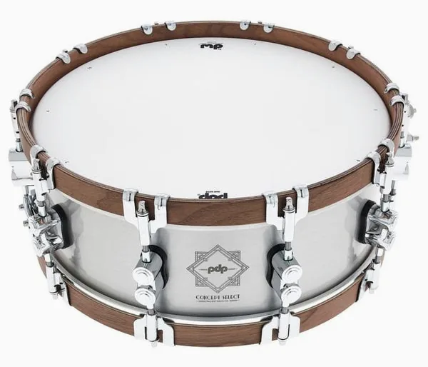 DW PDP 14"x5" Concept Alu Snare detail 2