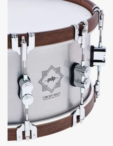 DW PDP 14"x6,5" Concept Alu Snare detail 5