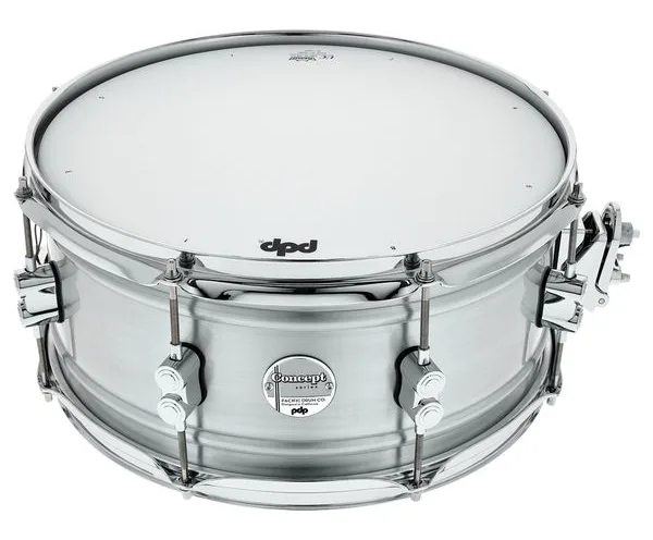 DW PDP 14"x6.5" Concept Aluminium detail 2