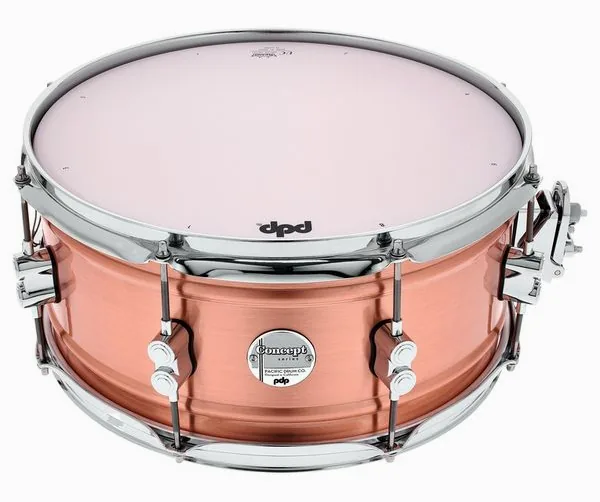 DW PDP 14"x6,5" Concept Copper detail 2