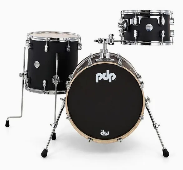 DW PDP CM Bop Satin Black detail 3