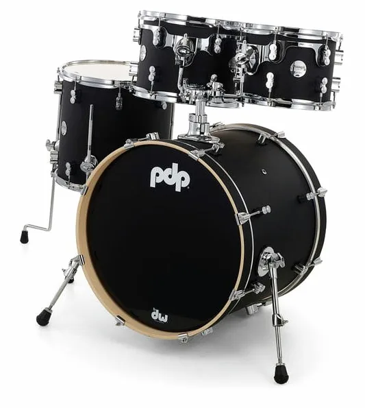 DW PDP CM4 Studio Satin Black detail 2