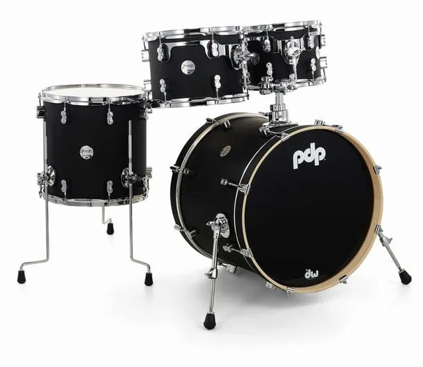 DW PDP CM4 Studio Satin Black detail 4