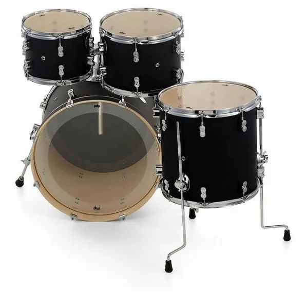 DW PDP CM4 Studio Satin Black detail 5
