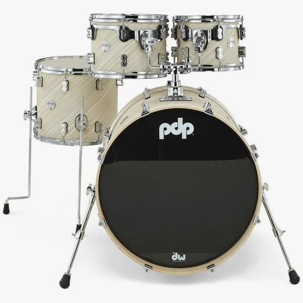 DW PDP CM4 Studio Twisted Ivory detail 2