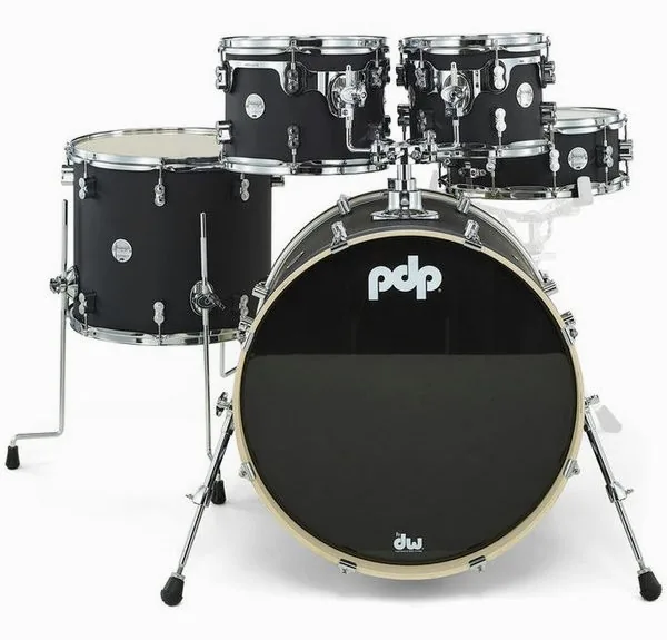 DW PDP CM5 Standard Satin Black detail 3