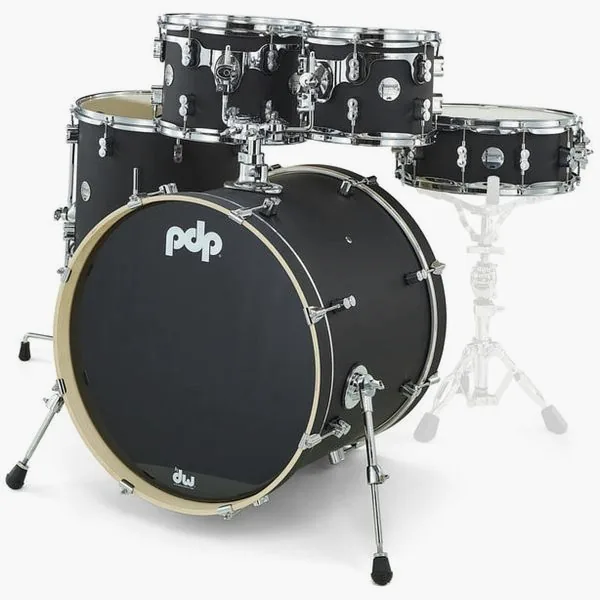 DW PDP CM5 Standard Satin Black vooraanzicht