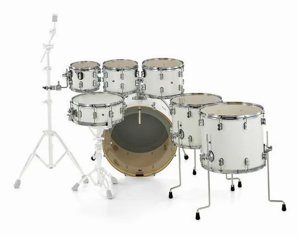DW PDP CM7 Pearlescent White detail 4