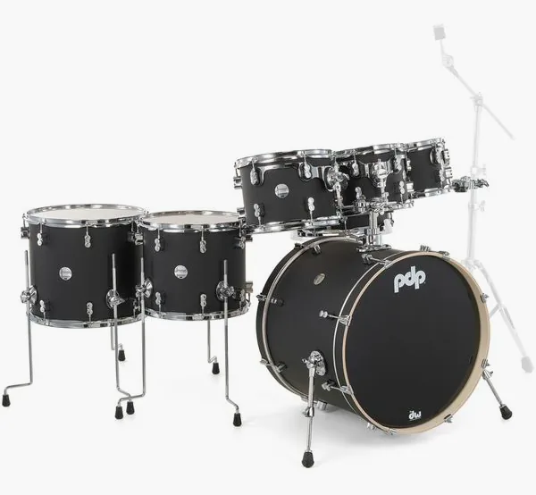 DW PDP CM7 Satin Black detail 4