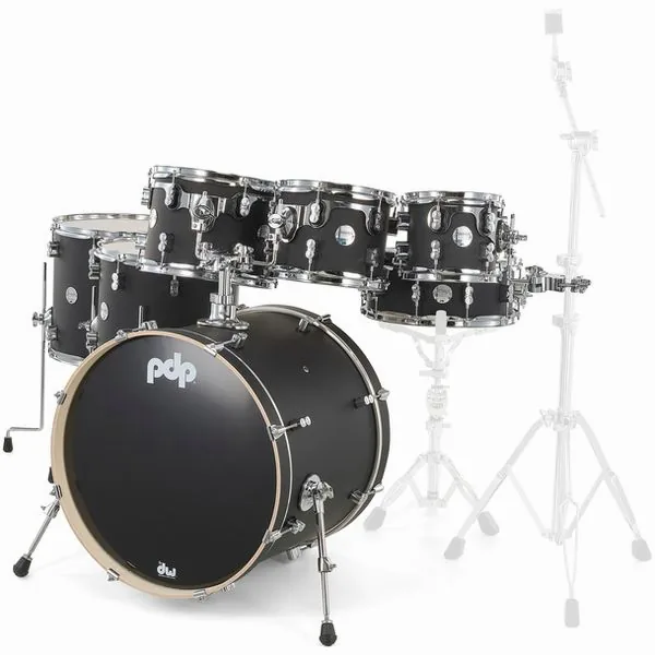 DW PDP CM7 Satin Black vooraanzicht