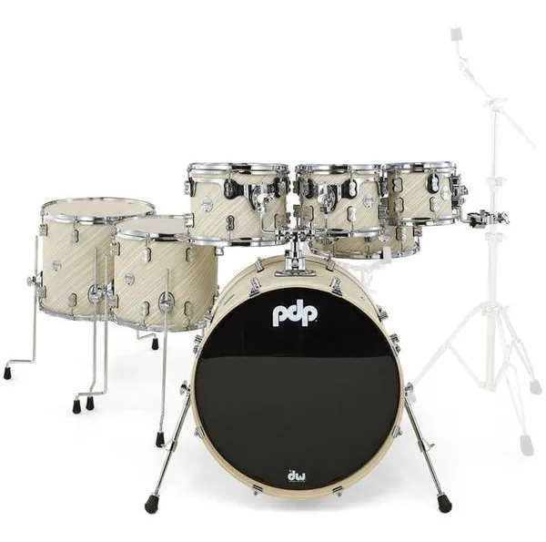 DW PDP CM7 Twisted Ivory detail 2
