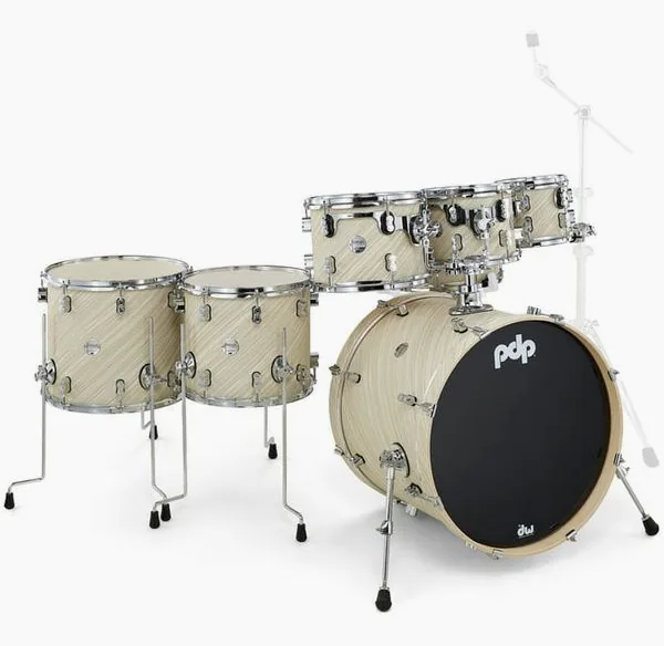 DW PDP CM7 Twisted Ivory detail 3