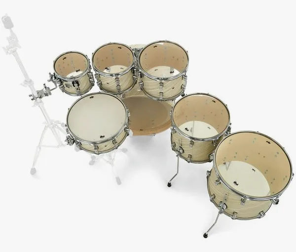 DW PDP CM7 Twisted Ivory detail 5