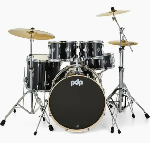 DW PDP MainStage Black Sparkle detail 3