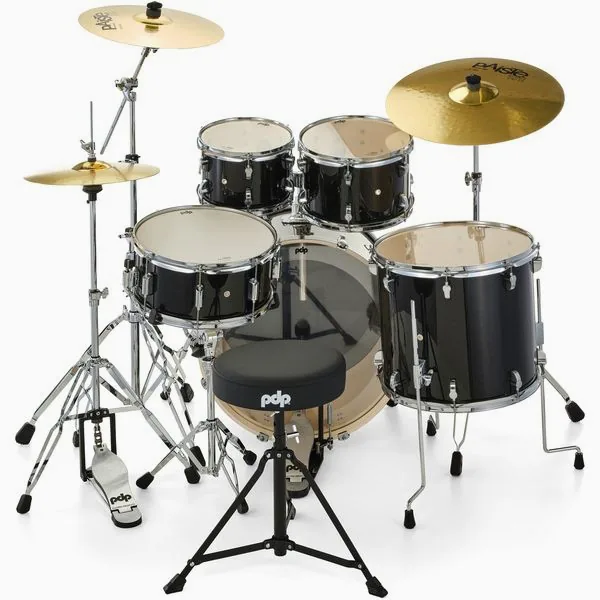 DW PDP MainStage Black Sparkle detail 5