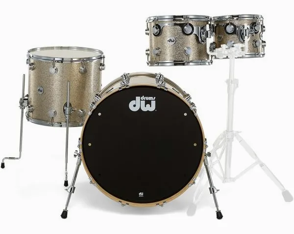 DW PurpleCore Maple Sparkle Glass detail 3