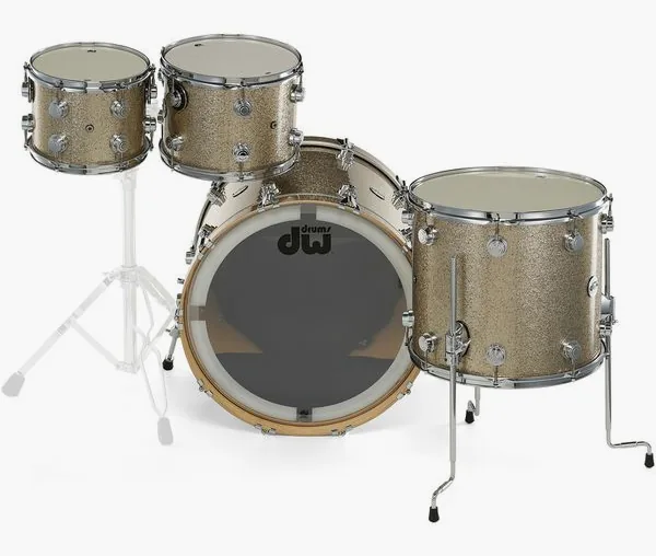 DW PurpleCore Maple Sparkle Glass detail 5