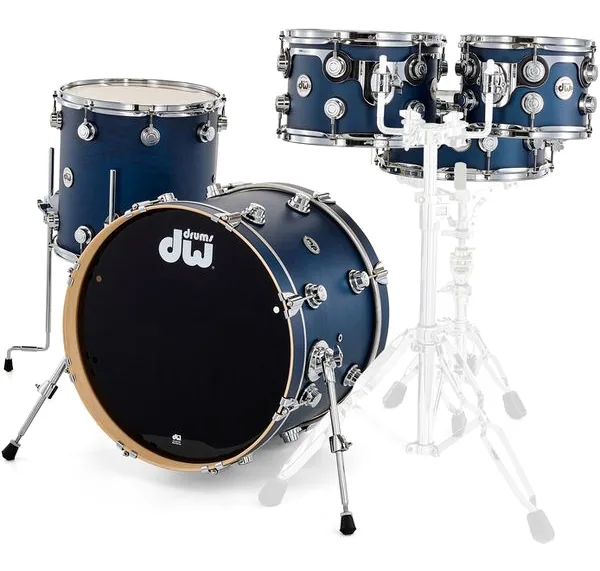 DW Satin Oil 20" Regal Blue Set vooraanzicht