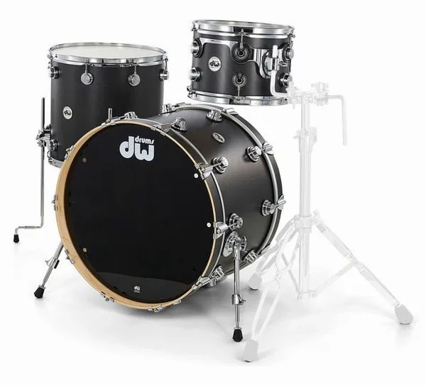 DW Satin Oil 3-piece Ebony vooraanzicht