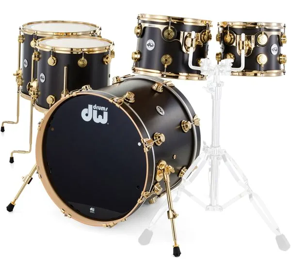 DW Satin Oil New Studio w/o Snare detail 2