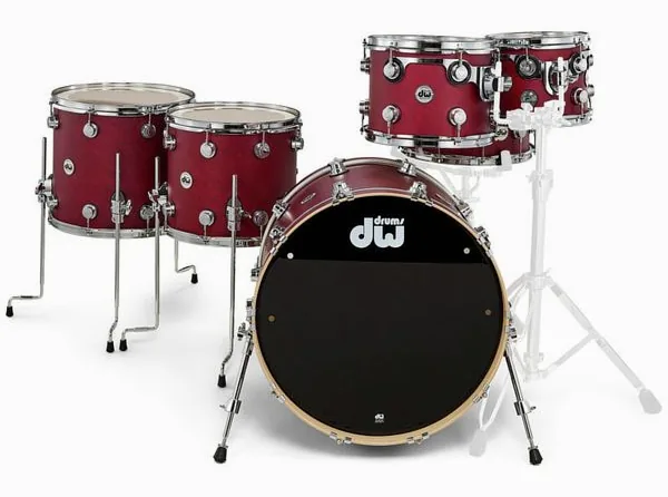 DW Satin Oil Rock Set Cherry SSC+ detail 2