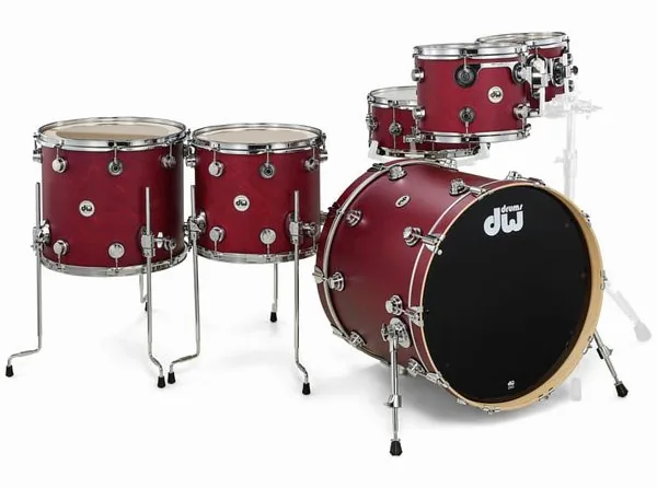 DW Satin Oil Rock Set Cherry SSC+ detail 3