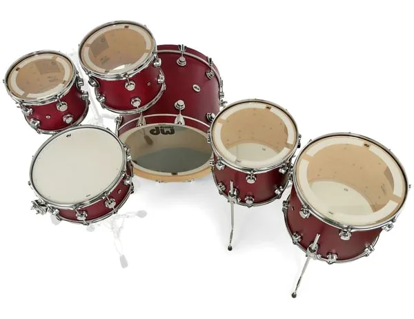 DW Satin Oil Rock Set Cherry SSC+ detail 5