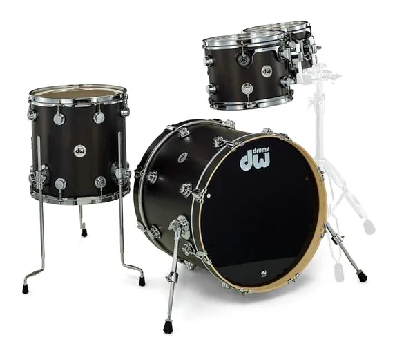 DW Satin Oil Studio Set Ebony detail 4