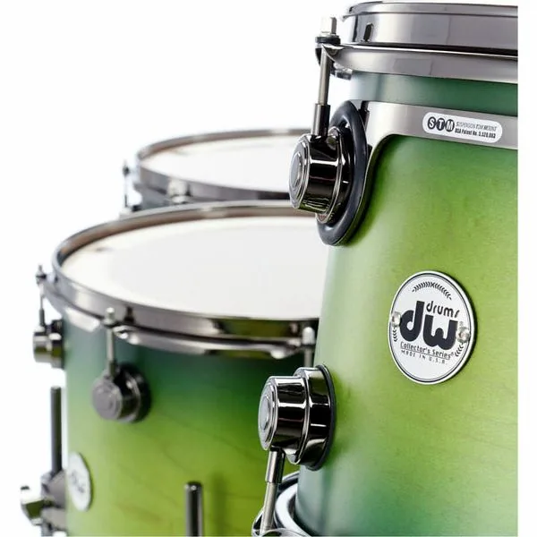 DW Satin Specialty Green Burst detail 5