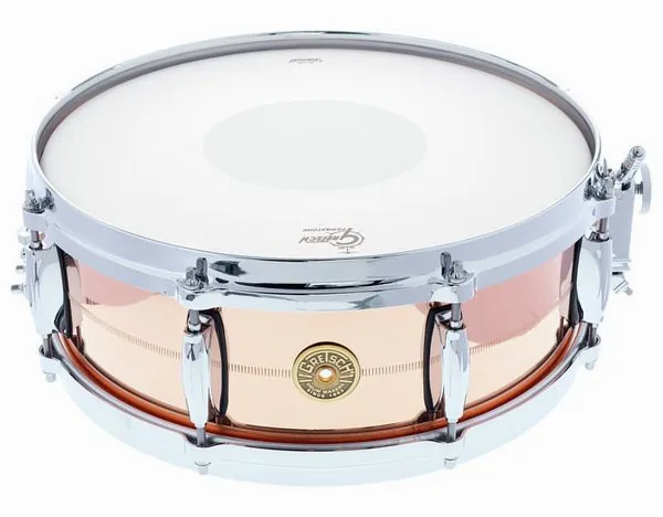 Gretsch Drums 14"x05" USA Bronze Snare Drum vooraanzicht