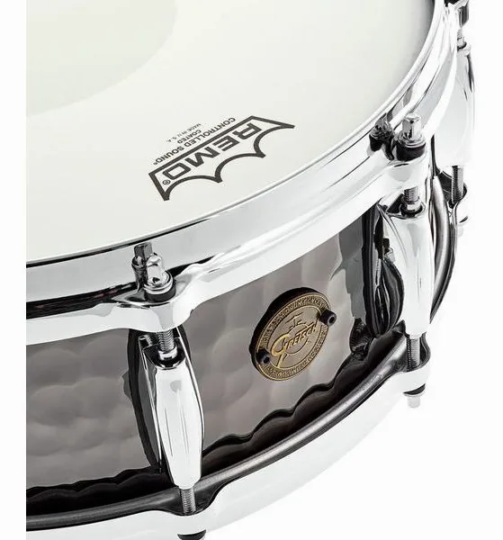 Gretsch Drums 14"x5" Black Hammered Snare detail 4