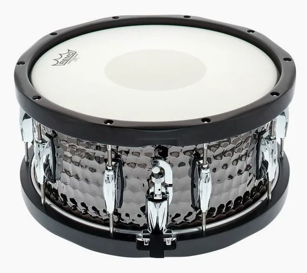 Gretsch Drums 14"x6,5" Black Hammered Sn. WH detail 2