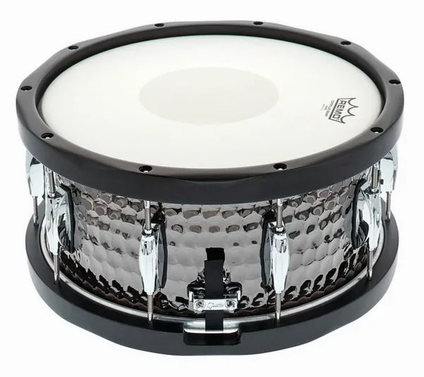 Gretsch Drums 14"x6,5" Black Hammered Sn. WH detail 3