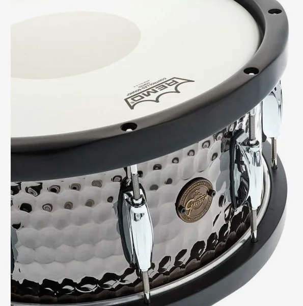 Gretsch Drums 14"x6,5" Black Hammered Sn. WH detail 4