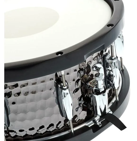 Gretsch Drums 14"x6,5" Black Hammered Sn. WH detail 5