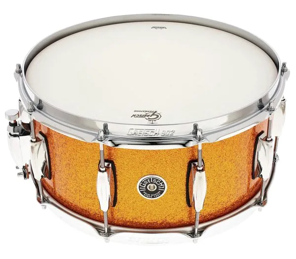 Gretsch Drums 14"x6,5" Snare Brooklyn Gold vooraanzicht