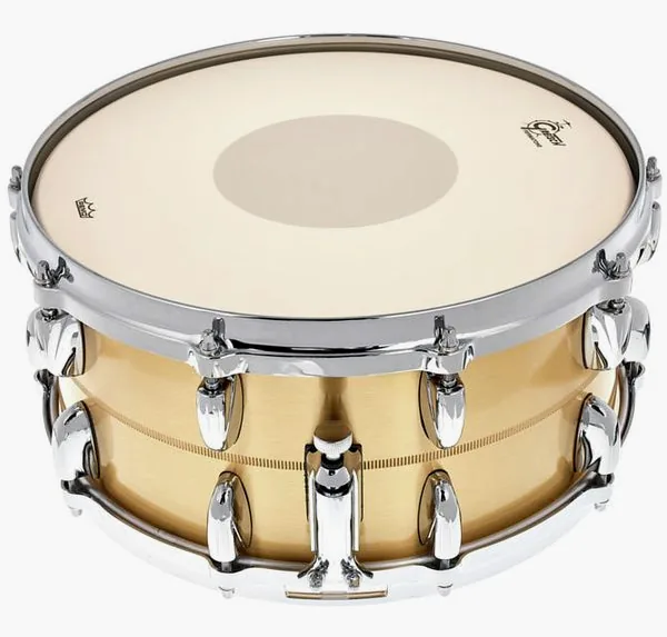 Gretsch USA Bell Brass snare detail 2