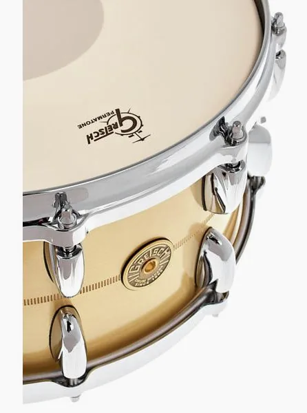 Gretsch USA Bell Brass snare detail 4