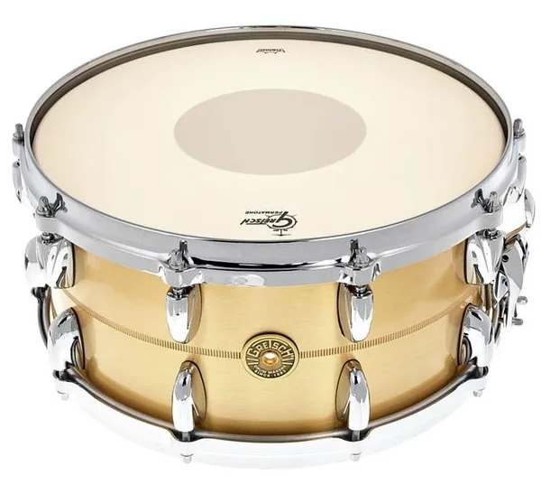 Gretsch USA Bell Brass snare vooraanzicht