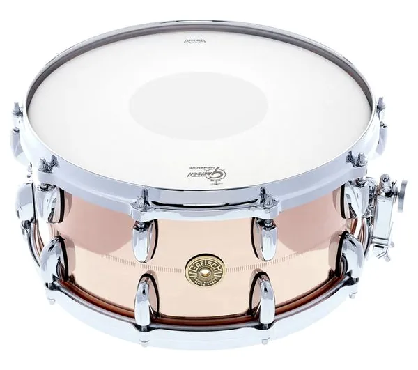 Gretsch Drums 14"x6,5" USA Bronze Snare Drum vooraanzicht