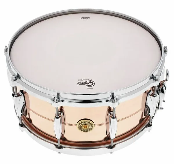 Gretsch Drums 14"x6,5" USA Phosphor Bronze vooraanzicht