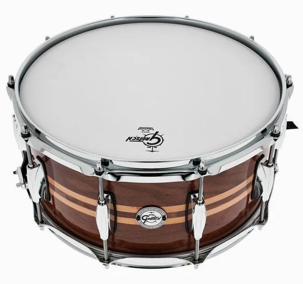Gretsch Drums 14"x6,5" Walnut Gloss Snare detail 2