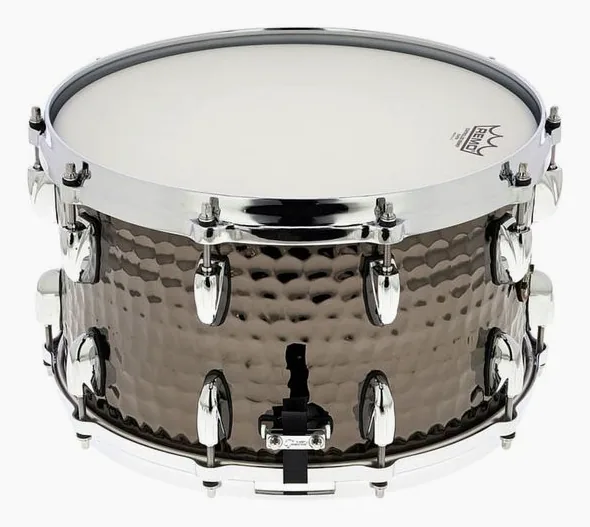 Gretsch Drums 14"x8" Black Hammered Snare detail 3
