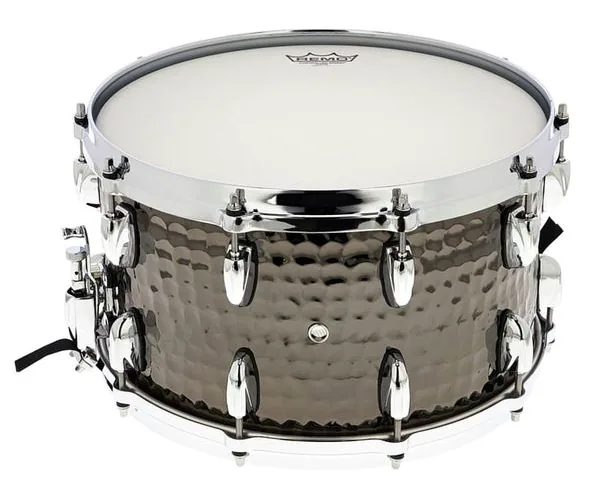 Gretsch Drums 14"x8" Black Hammered Snare detail 4
