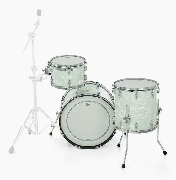 Gretsch Drums Broadkaster 60's Marine Pearl detail 4