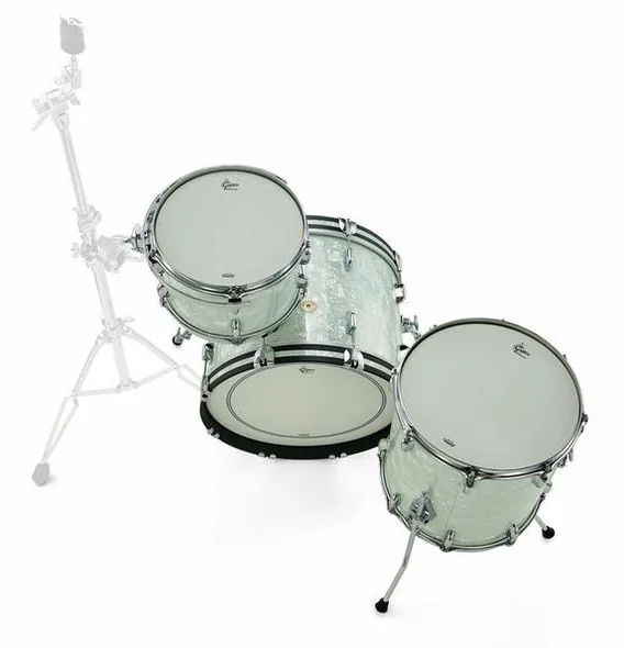 Gretsch Drums Broadkaster 60's Marine Pearl detail 5