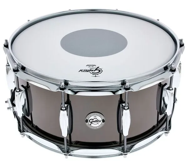 Gretsch Drums 14"x6,5" Black Nickel over St. vooraanzicht
