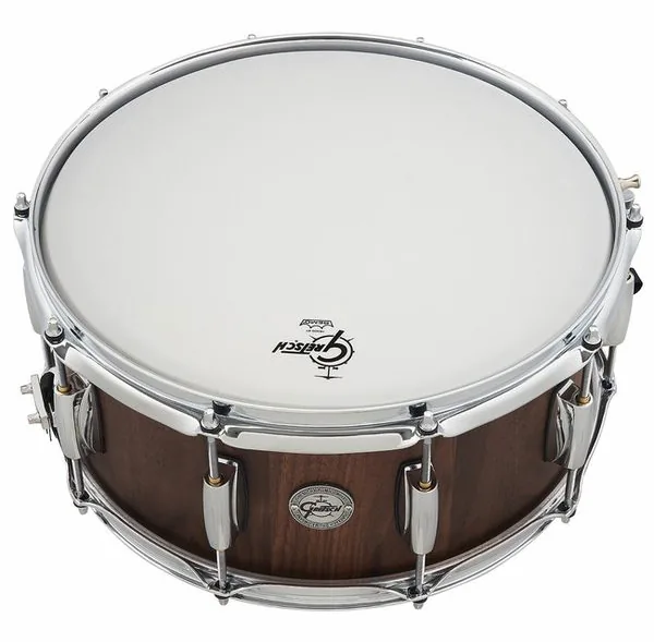 Gretsch Drums 14"x6.5" Full Range Walnut SD vooraanzicht