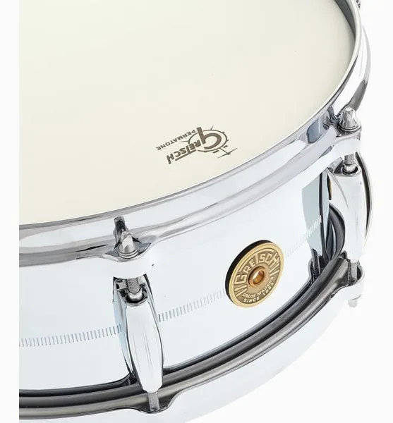 Gretsch Drums 14"x05" Snare Chrome o. Brass detail 4